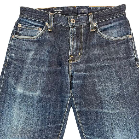 Adriano Goldschmied Dylan Slim Skinny Jeans Mens 29x28 Blue Made USA Denim - Picture 2 of 12